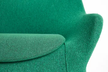 O2 Lounge Chair lenestol - Soft green-svartlakkert stål - HAY