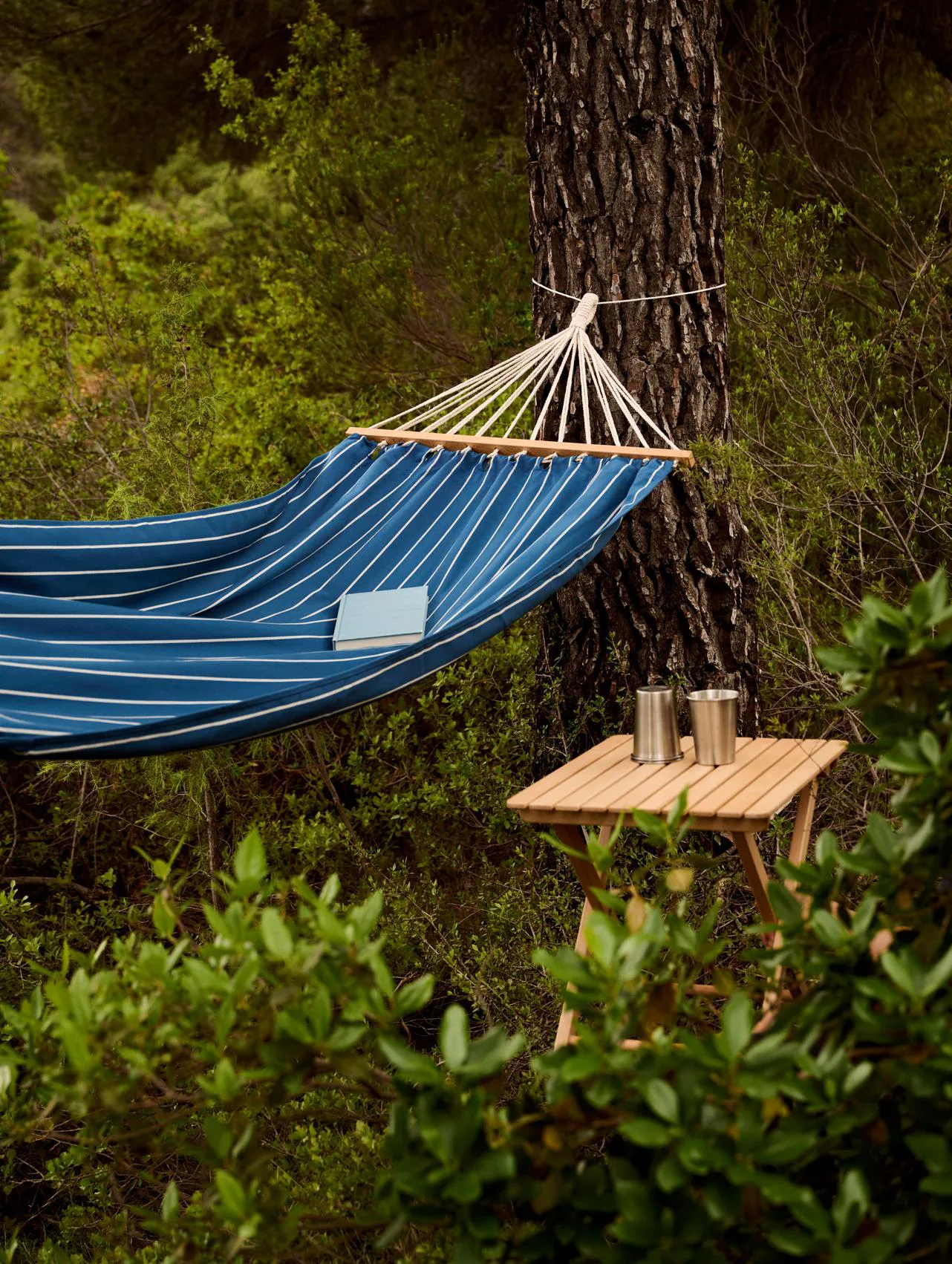 Outdoor Market hengekøye, Blue-beige, 210x100 cm HAY