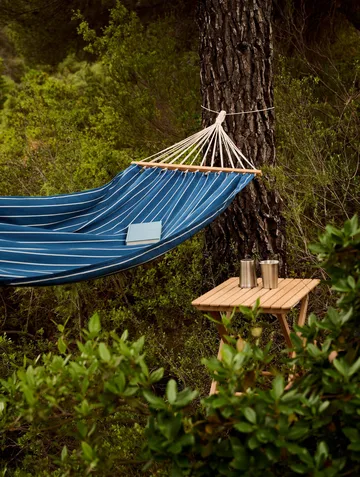 Outdoor Market hengekøye - Blue-beige, 210x100 cm - HAY