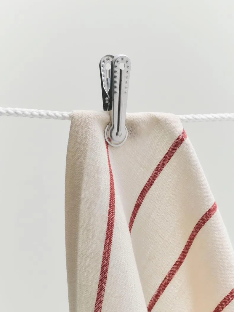 Outdoor Market kjøkkenhåndkle, Beige-red, 2-pakning HAY