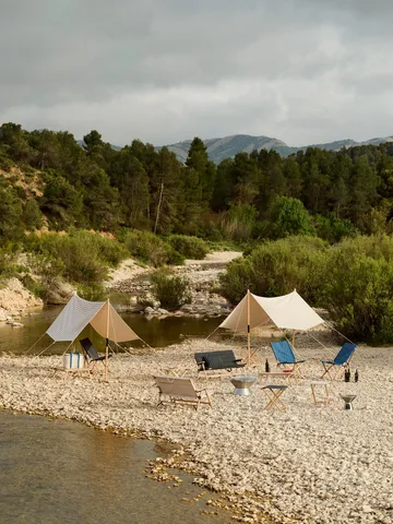 Outdoor Market kjølebag - Blue-beige - HAY