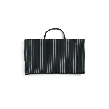 Outdoor Market sofa sammenleggbar - Black-beige, 2-seter - HAY