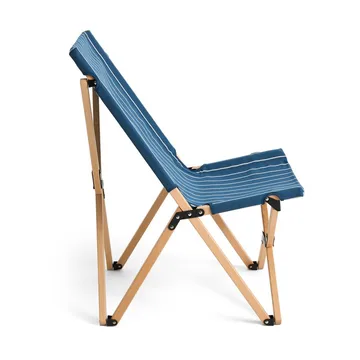 Outdoor Market stol sammenleggbar - Blue-beige - HAY