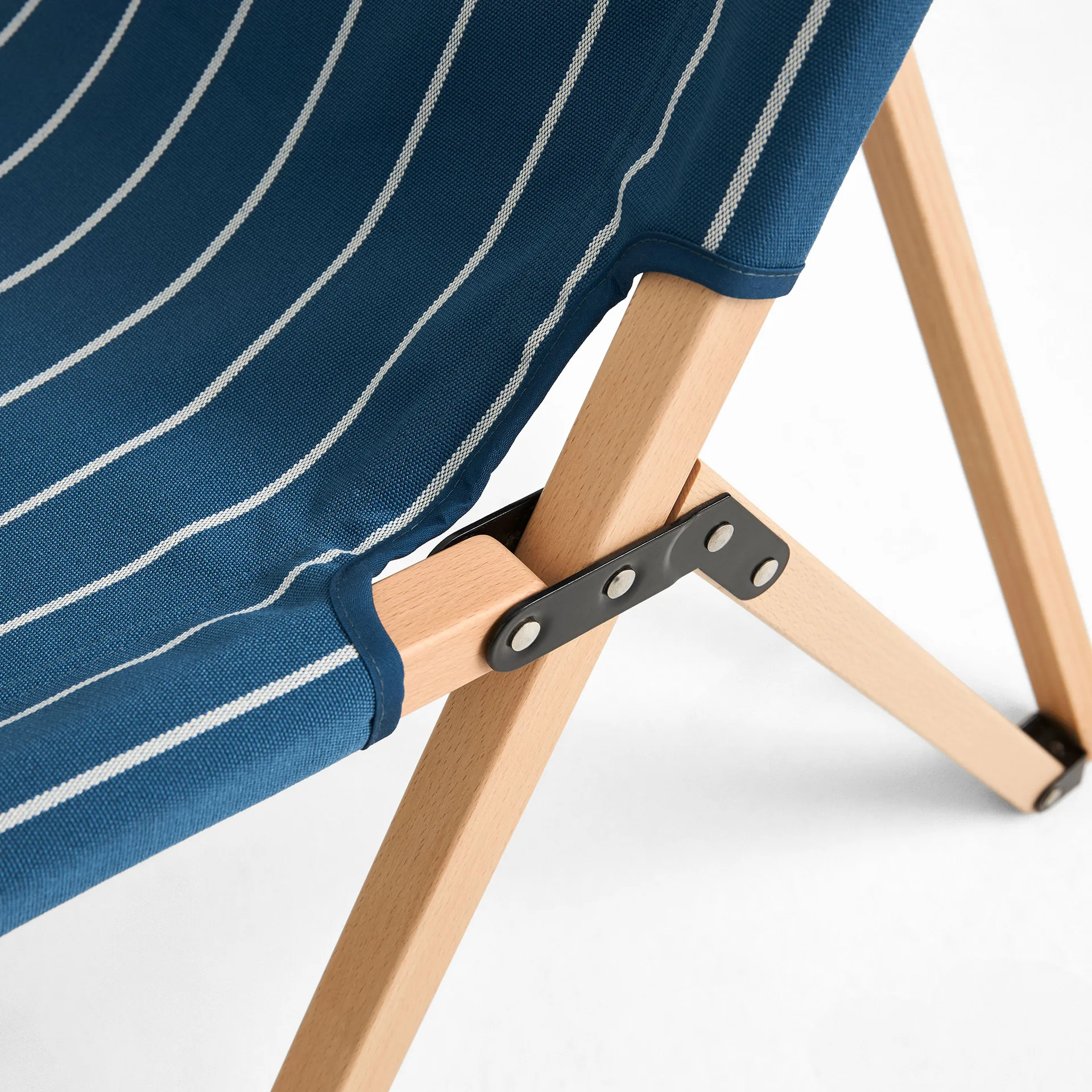 Outdoor Market stol sammenleggbar, Blue-beige HAY