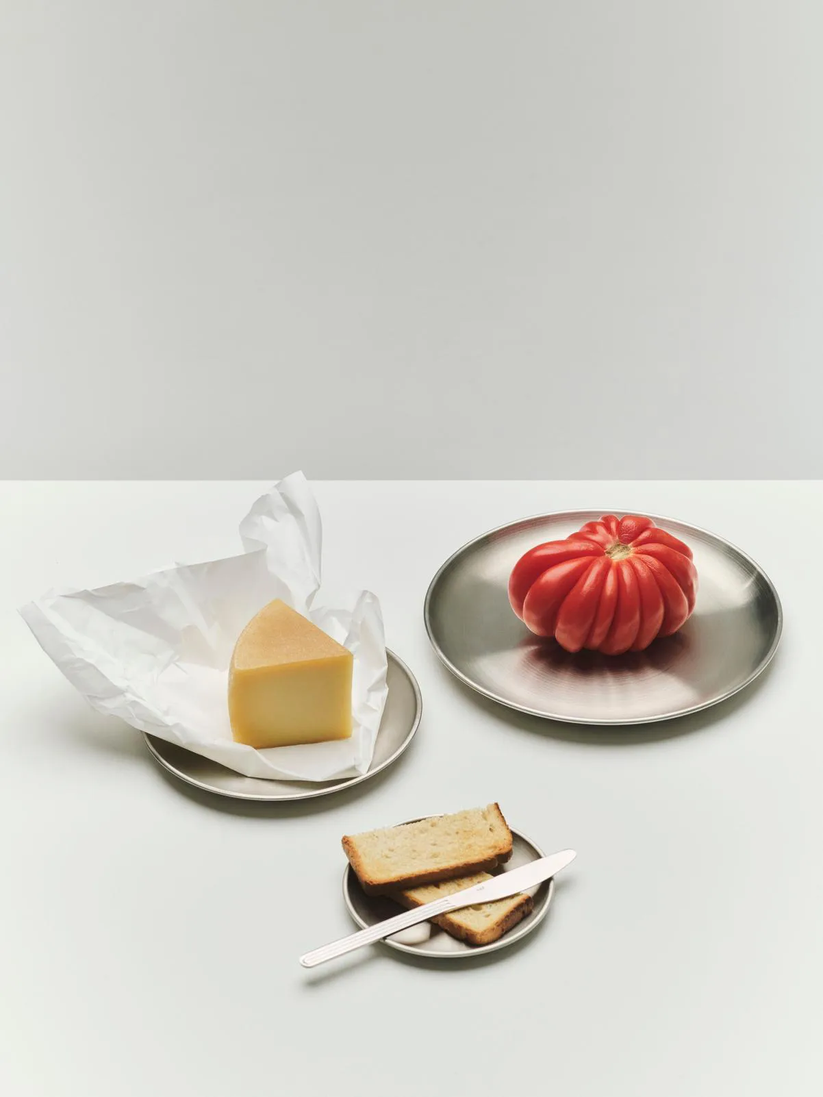 Outdoor Market tallerken, Rustfritt stål, Ø26 cm, 2-pakning HAY