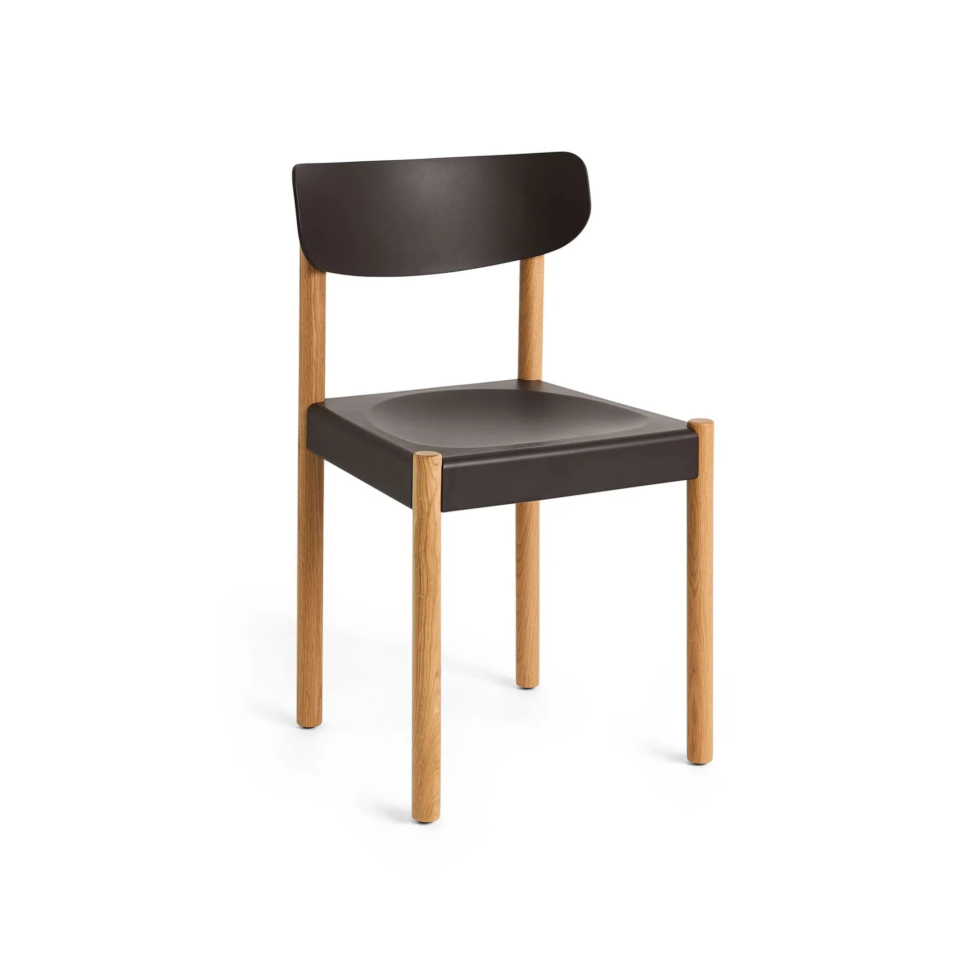 Pack Chair 10 stol, Oljet eik-graphite brown HAY