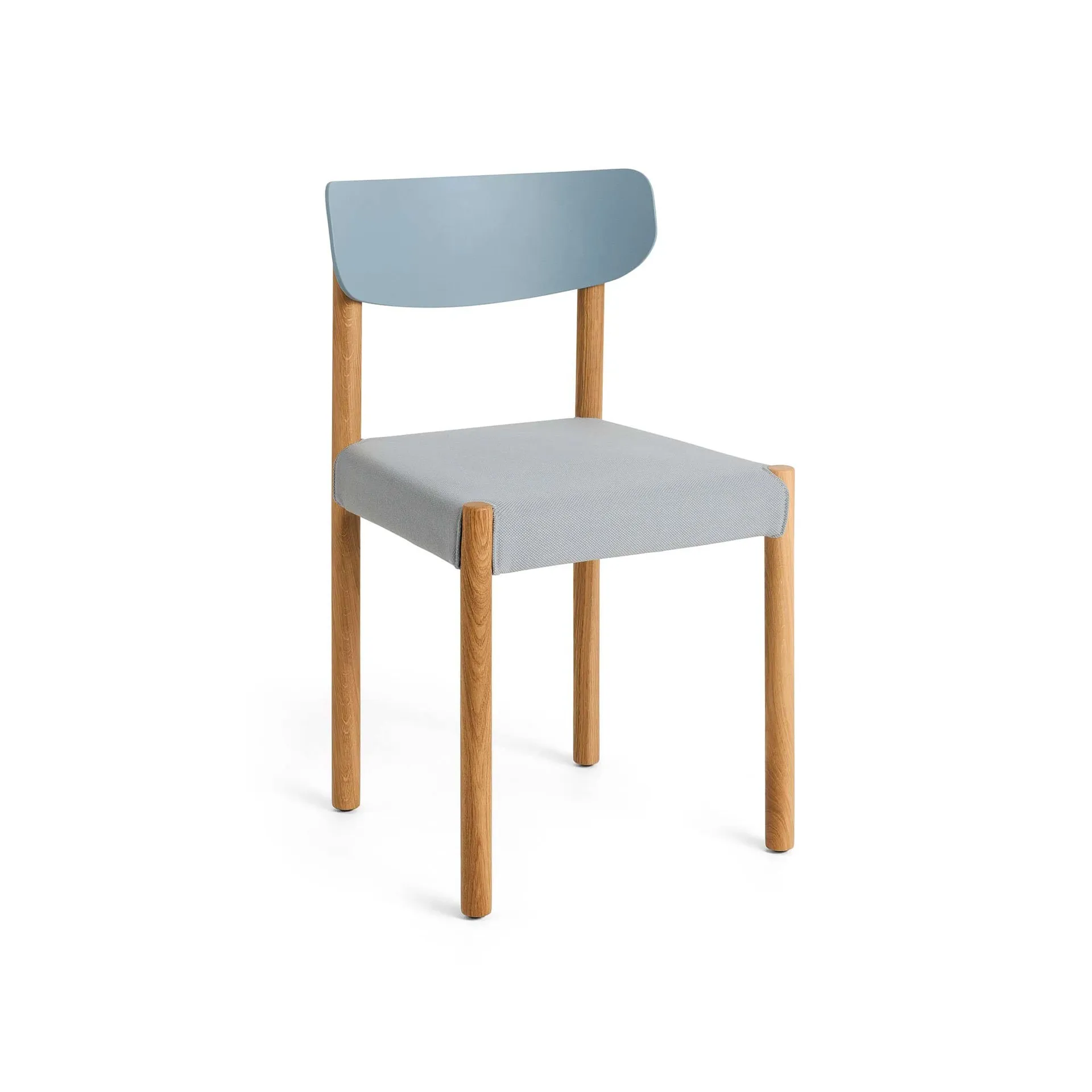 Pack Chair 11 stol, Oljet eik-ash blue-Steelcut 140 HAY
