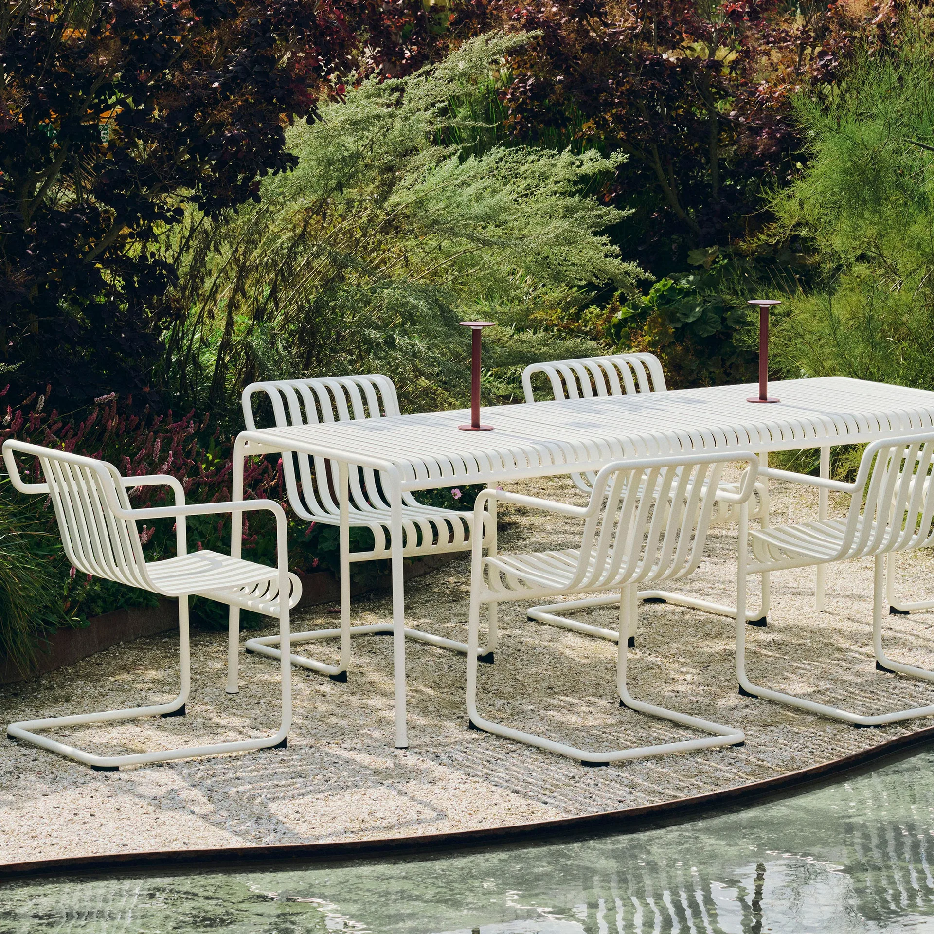 Palissade Cantilever Dining karmstol, Cream white HAY