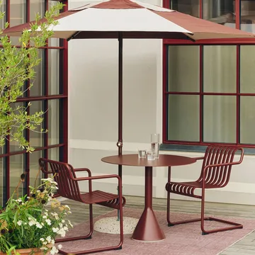 Palissade Cantilever Dining karmstol - Iron red - HAY