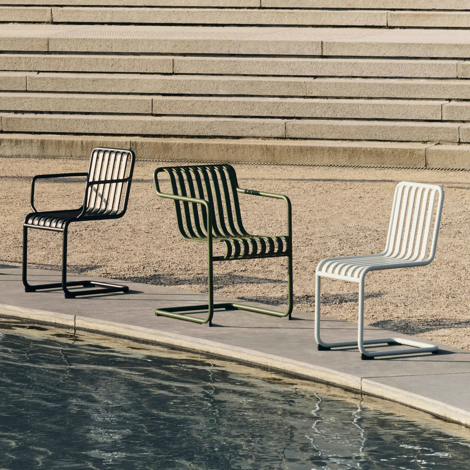 Palissade Cantilever Dining karmstol, Olive HAY