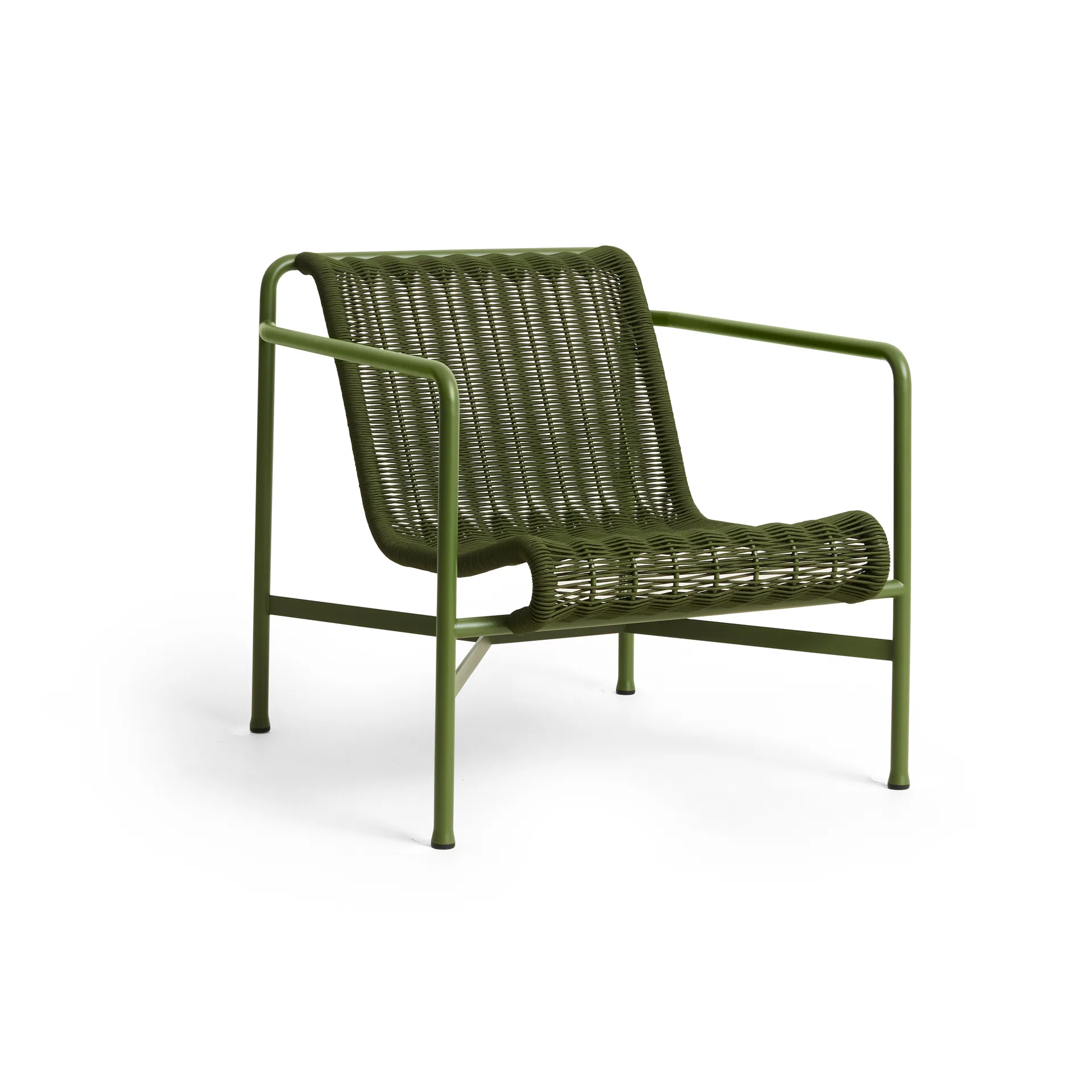 Palissade Cord Low loungestol, Olive HAY