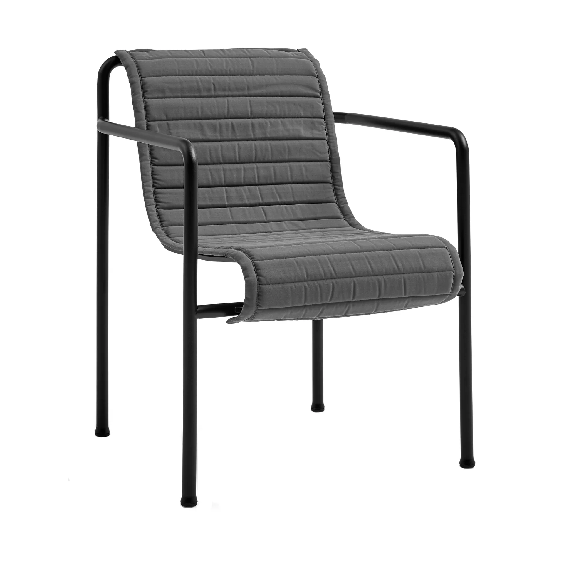 Palissade Dining Quilted pute til karmstol, Anthracite HAY