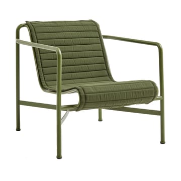 Palissade Quilted pute - Olive, til lounge lenestol low - HAY