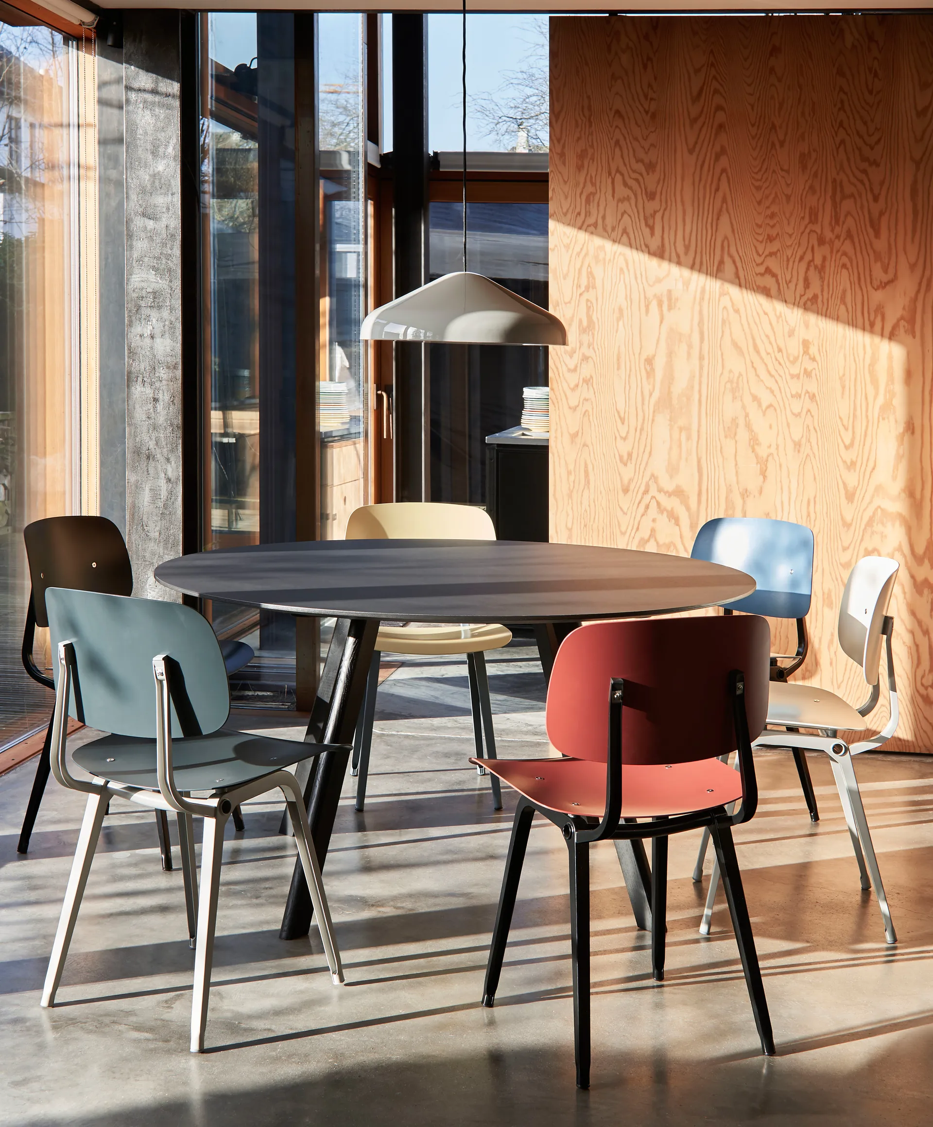 Pao Steel pendel Ø 47 cm, Cool grey HAY