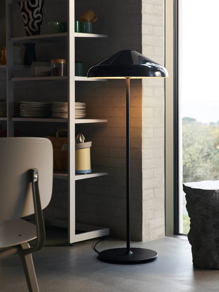 Pao Steel stålampe Ø 47 cm, Soft black HAY