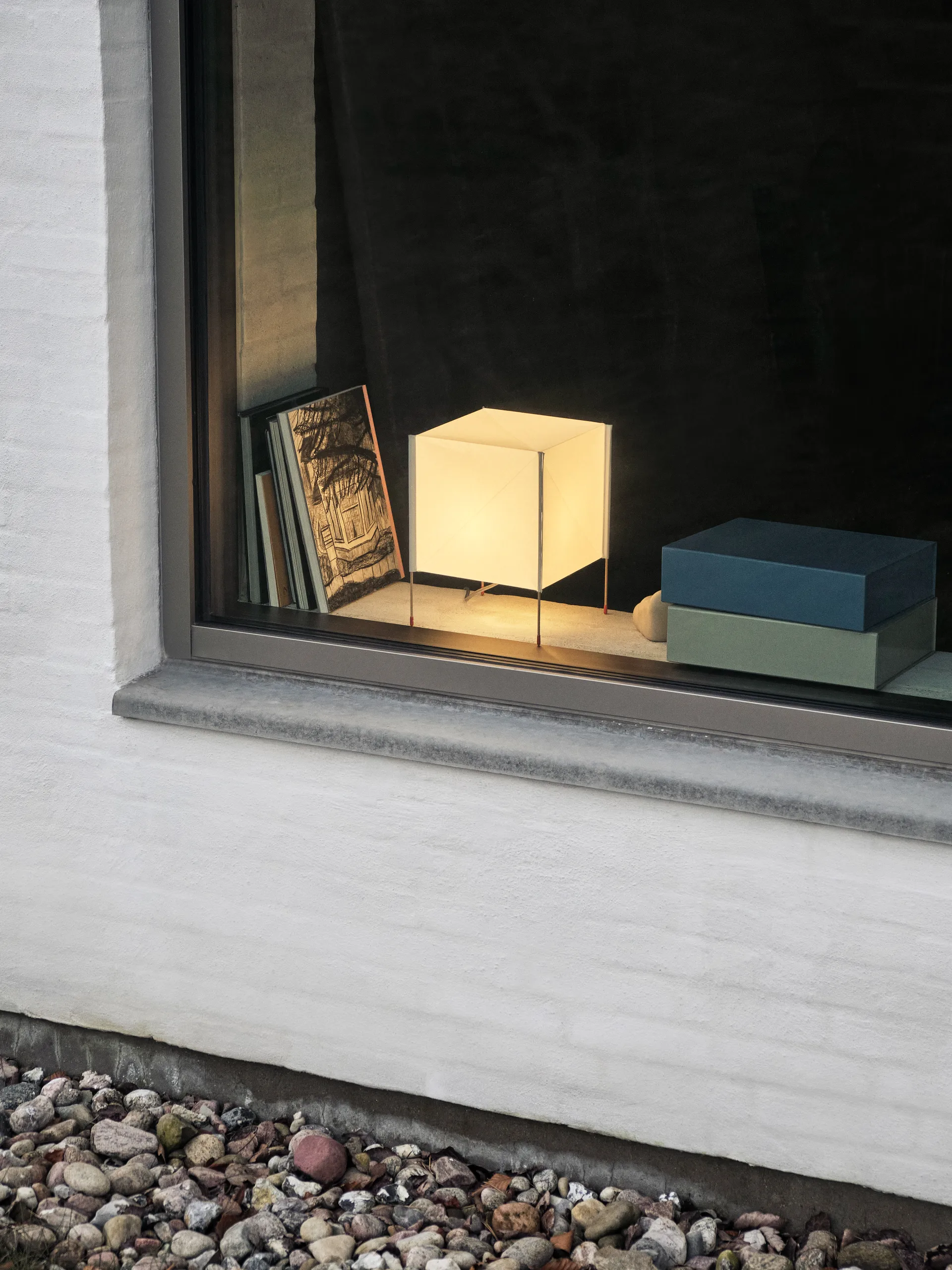 Paper Cube bordlampe, Hvit HAY