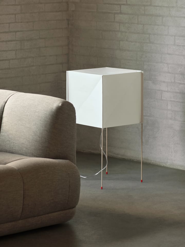 Paper Cube stålampe, Hvit HAY