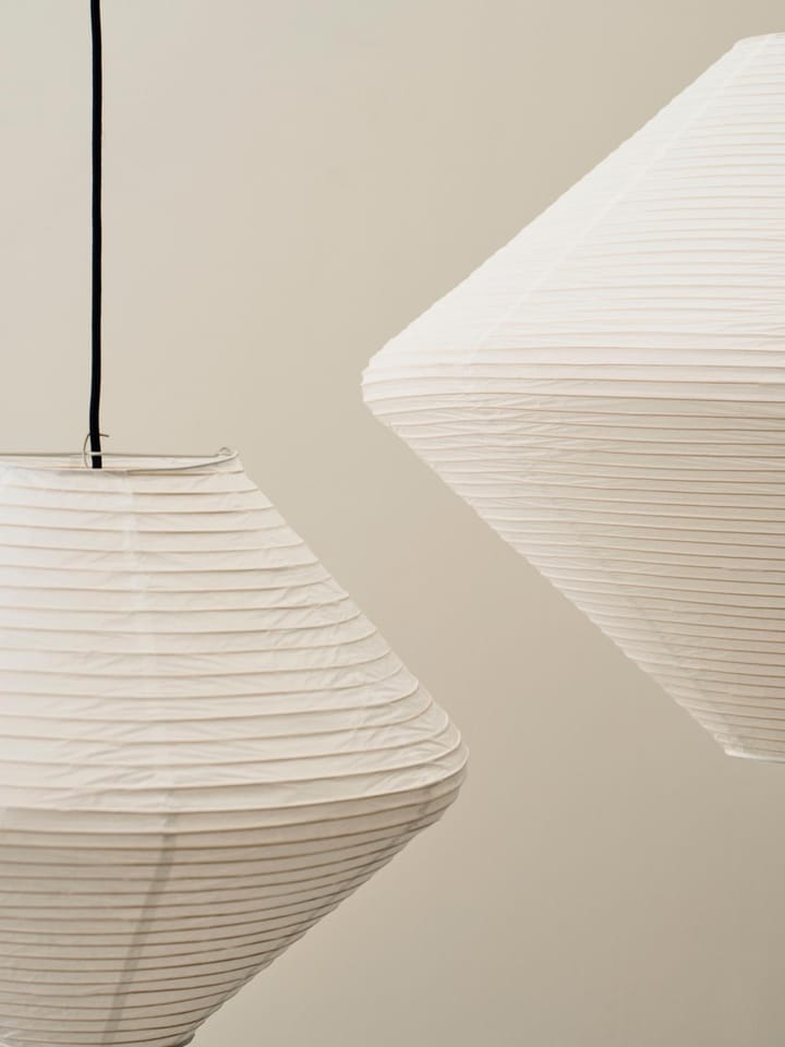 Paper Shade Diamond lampeskjerm, Classic white, Ø50 cm HAY