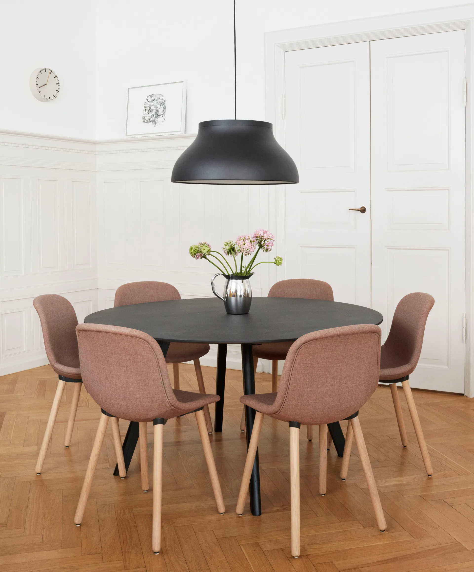 PC pendant pendel L Ø 60 cm, Soft black HAY