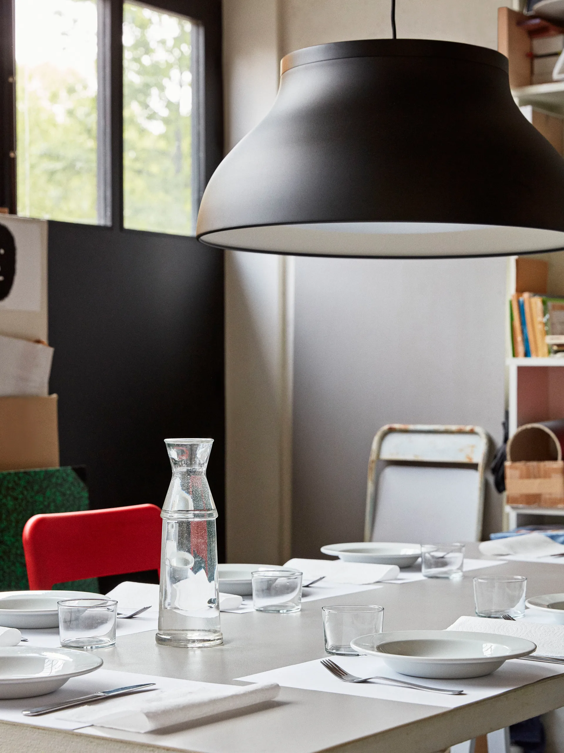 PC pendant pendel L Ø 60 cm, Soft black HAY