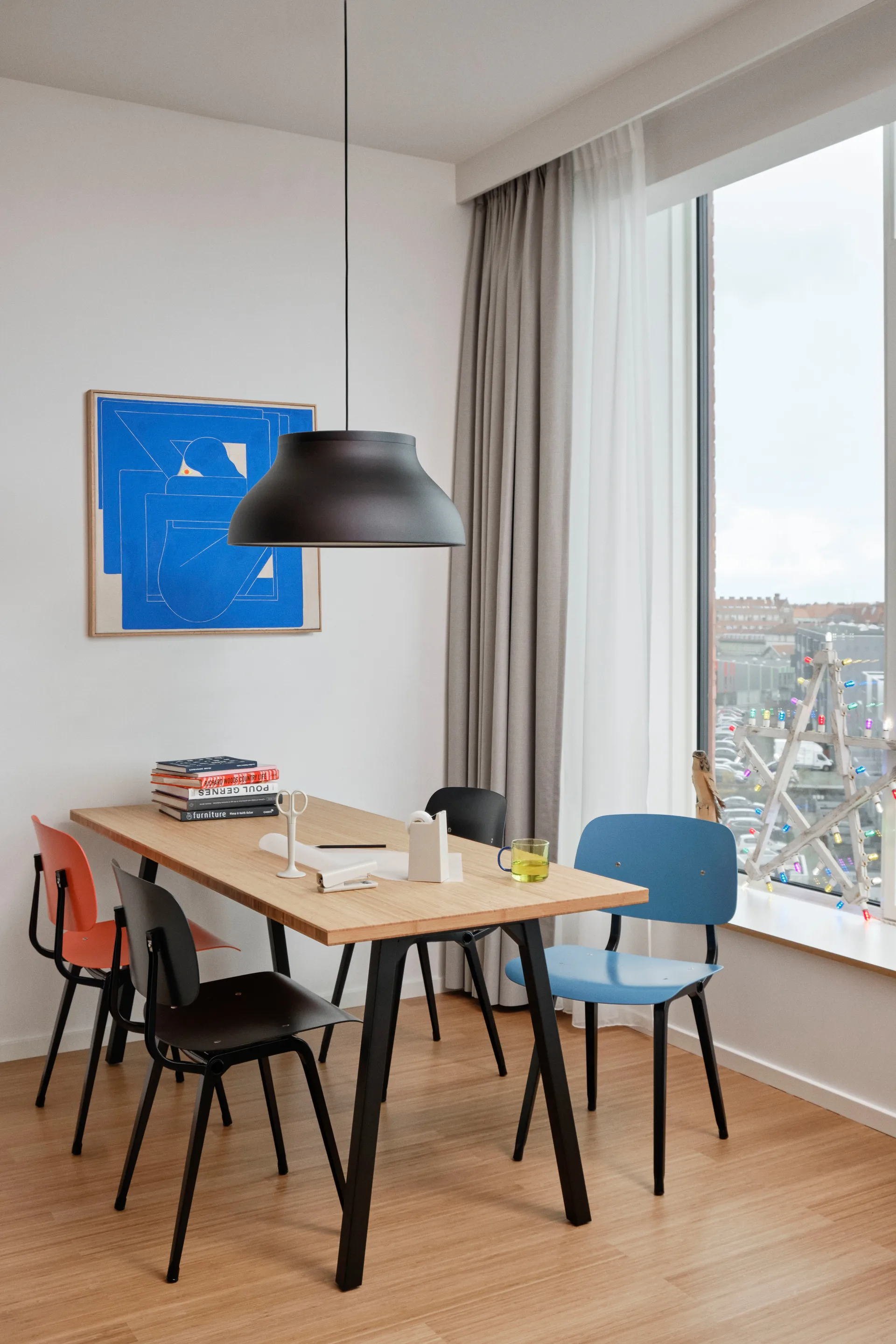 PC pendant pendel L Ø 60 cm, Soft black HAY