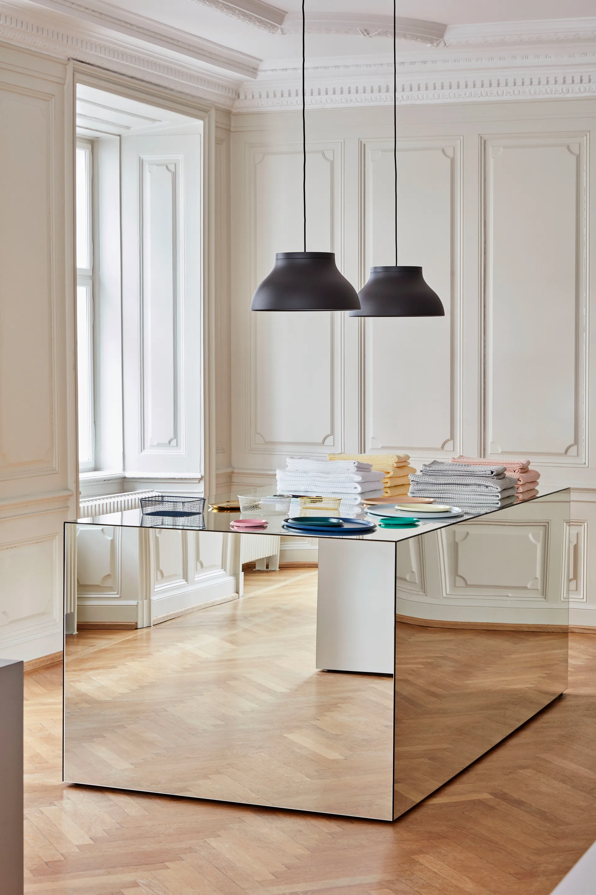 PC pendant pendel M Ø 40 cm, Soft black HAY