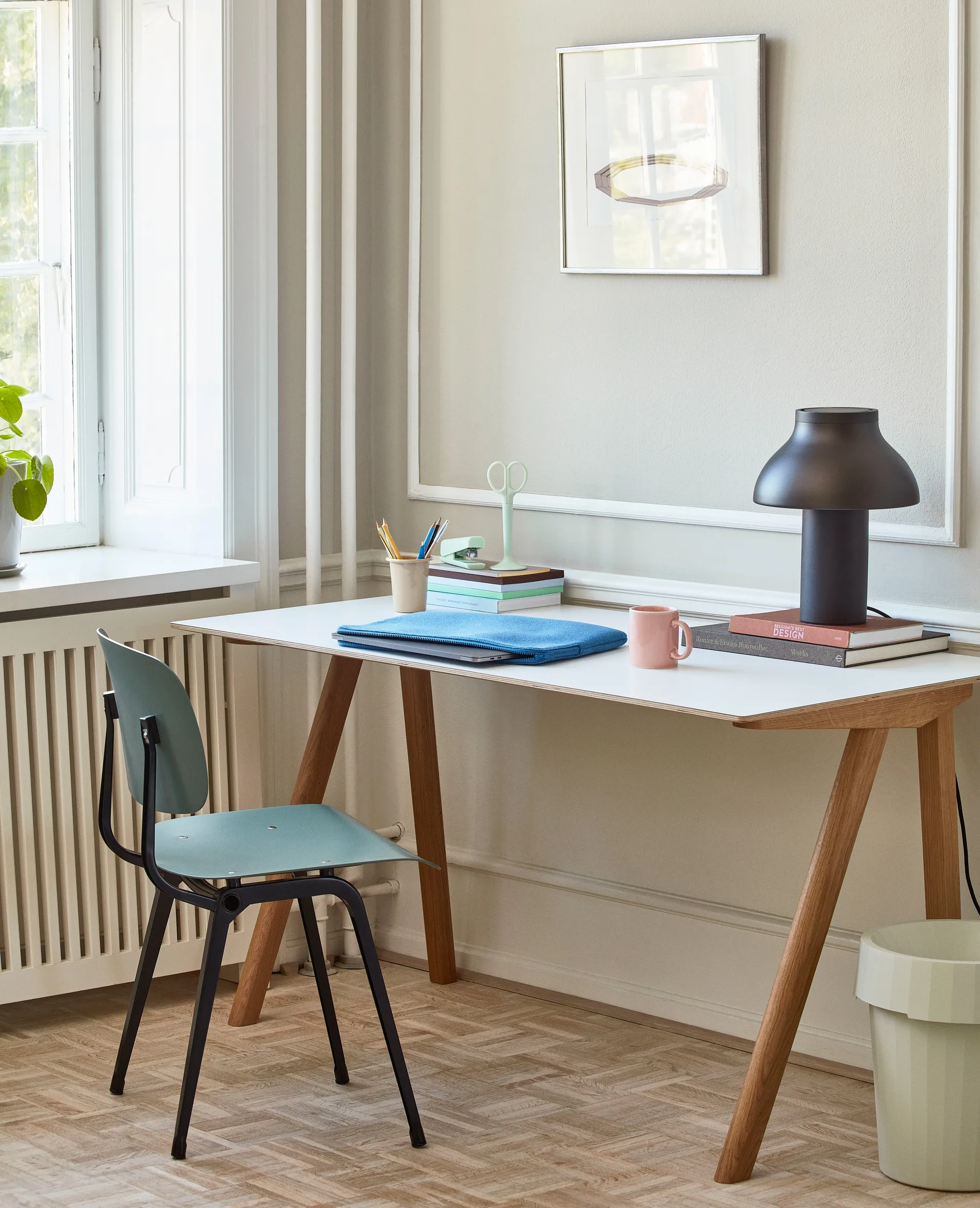 PC table bordlampe S Ø 25 cm, Soft black HAY