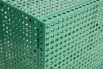 Perforated Cabinet skap small - Soft jade - HAY