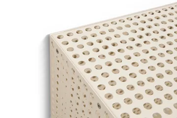 Perforated Cabinet veggskap small - Eggshell - HAY