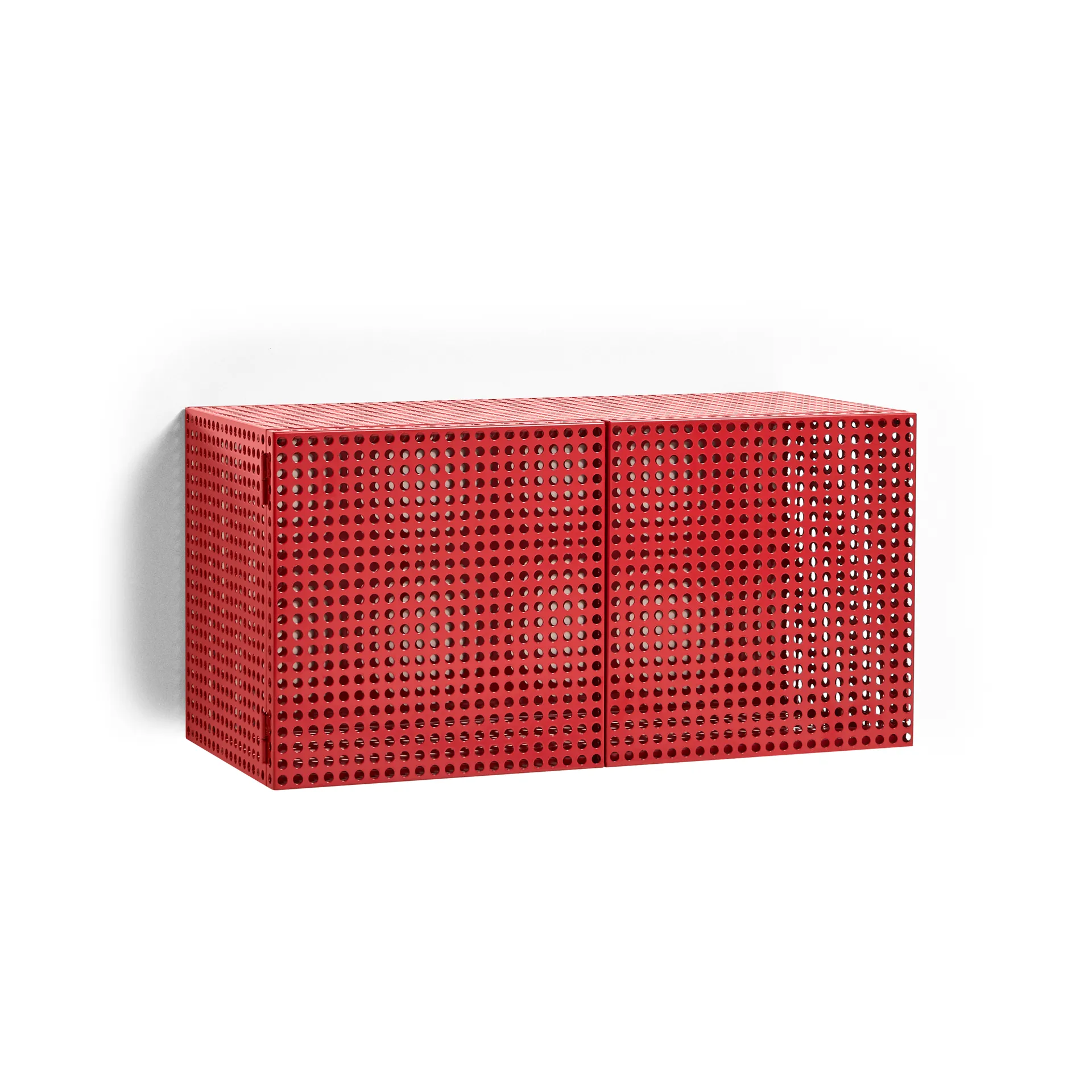 Perforated Cabinet veggskap small, Wine red HAY