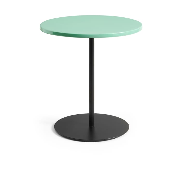 Pyro sofabord Ø45 cm - Soft jade-black - HAY