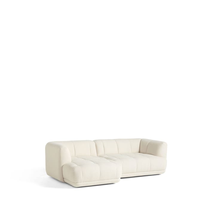 Quilton kombinasjon 19 modulsofa divan venstre - Flamiber a5 cream - HAY
