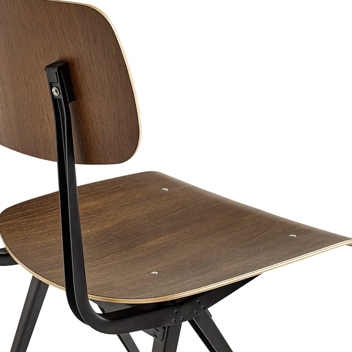 Result stol, Eik-beige stål understell HAY