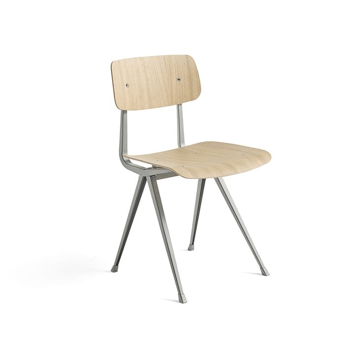 Result stol - Eik-beige stål understell - HAY