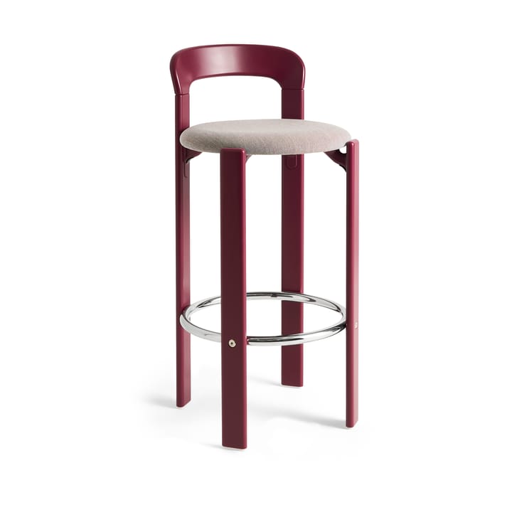 Rey kledd barstol - Steelcut Trio 416-grape red - HAY