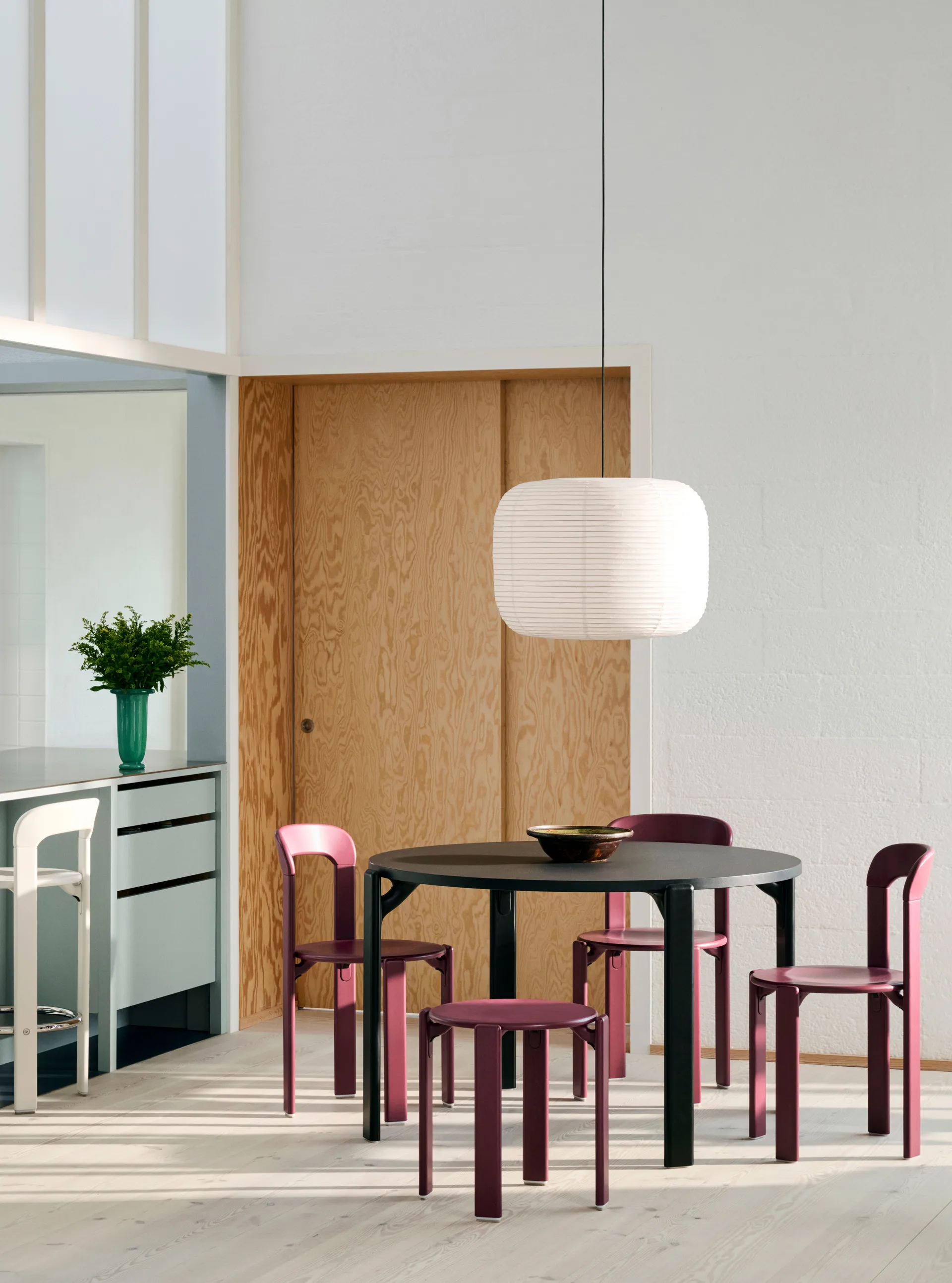 Rey krakk Ø46,5x46 cm, Grape red HAY