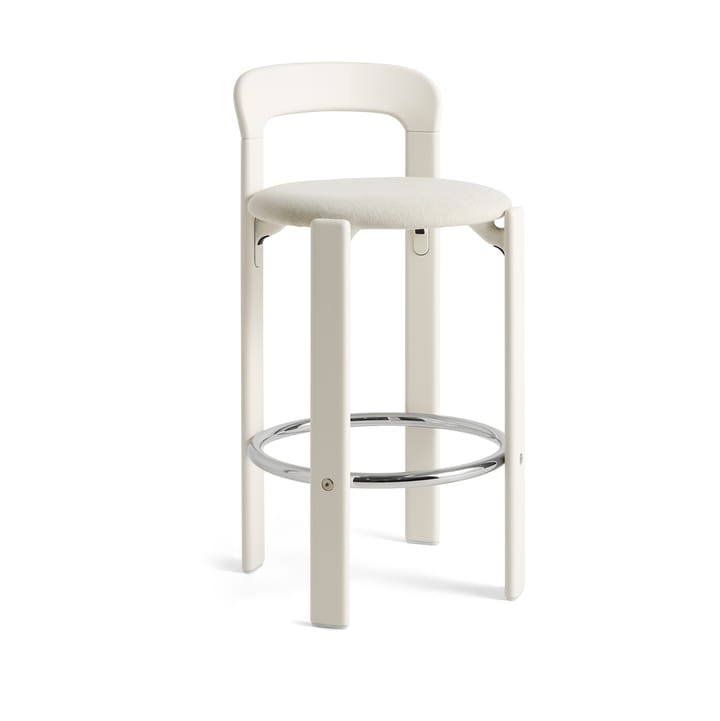 Rey Low polstret barstol - Mode 011-cream white - HAY