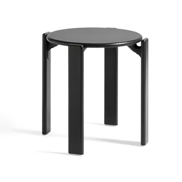 Rey rund krakk Ø46,5x46 cm - Deep black - HAY