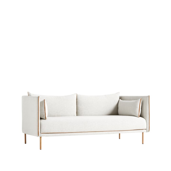 Silhouette 2-seters sofa - Coda 100 offwhite-oljet eikeben - HAY