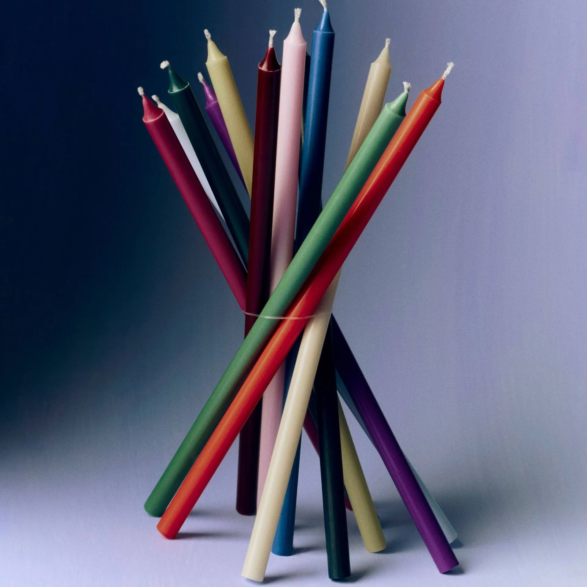 Slim lys 4-pakning, Purple-blue HAY