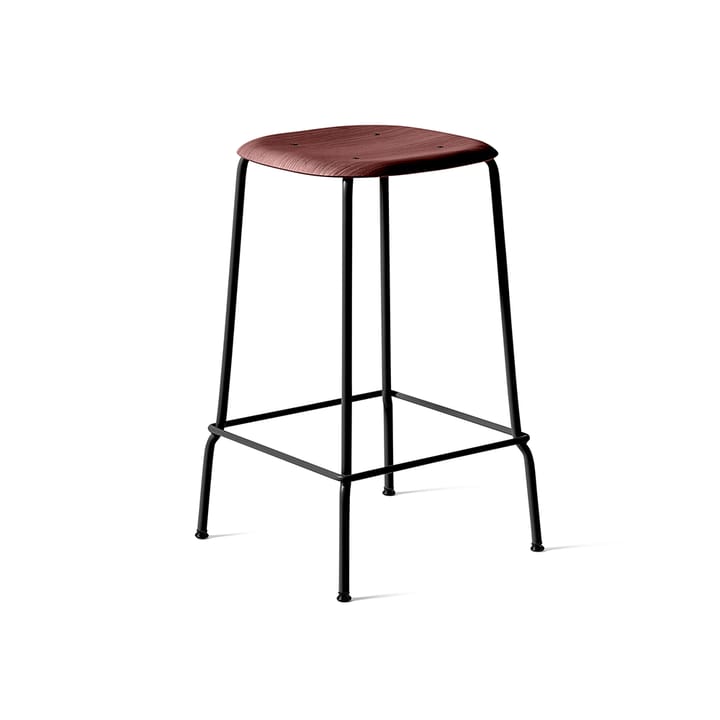 Soft Edge 30 lav barkrakk - fall red, svart stål understell - HAY