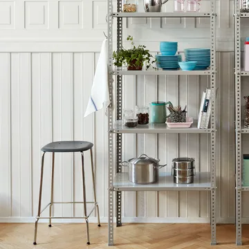 Soft Edge 30 lav barkrakk - Svart eik-krom understell - HAY