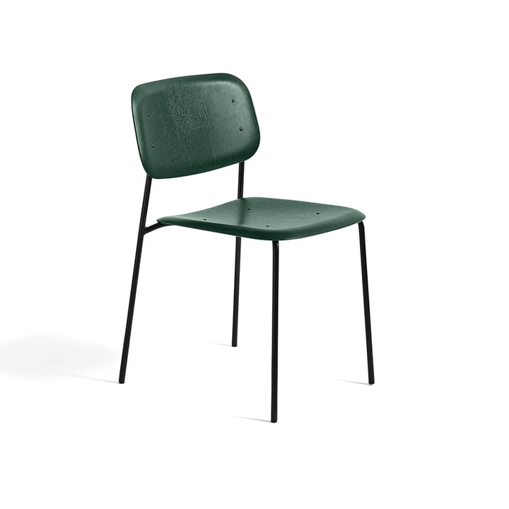 Soft Edge 40 stol - hunter, svart stål understell - HAY