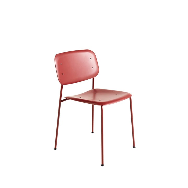 Soft Edge 45 stol - fall red, fall red stål stativ - HAY