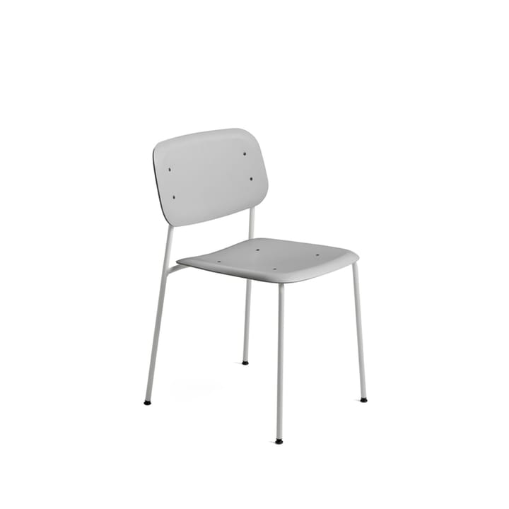 Soft Edge 45 stol - soft grey, soft grey stålvognstativer - HAY