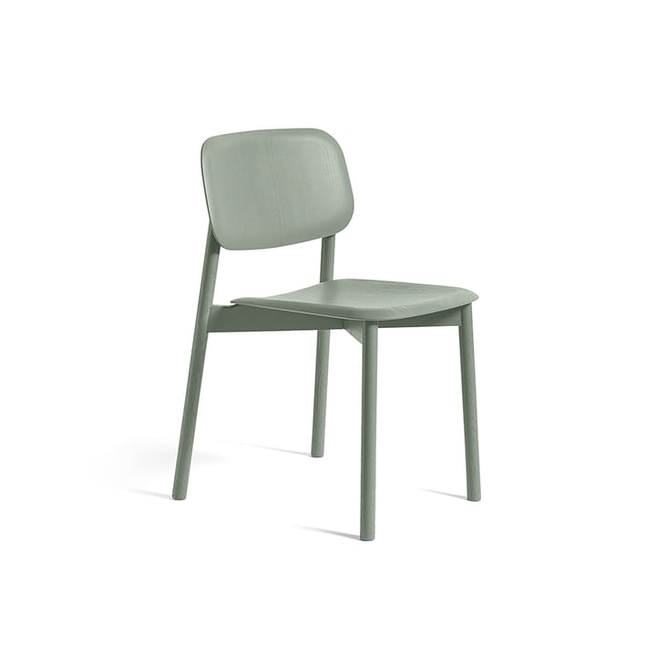 Soft Edge 60 stol - Dusty green-eik understell - HAY