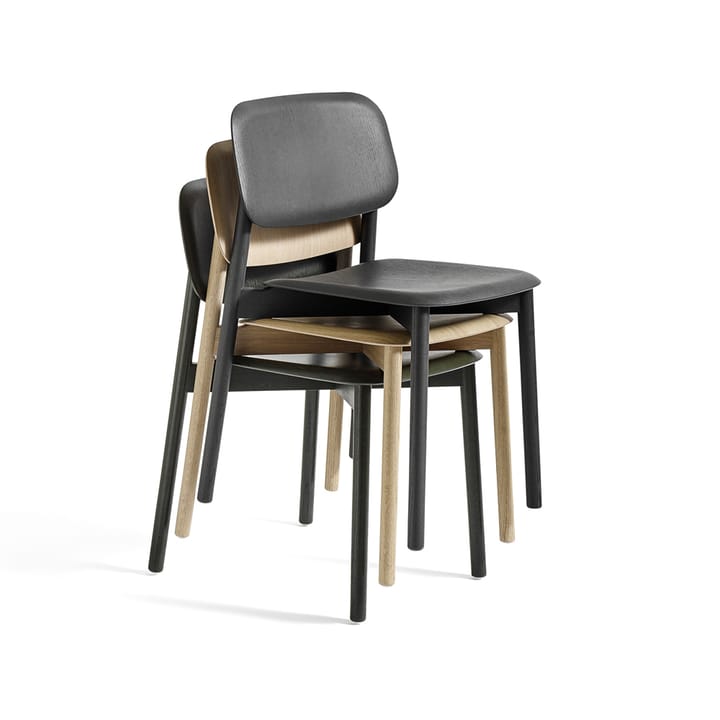 Soft Edge 60 stol, Dusty green-eik understell HAY