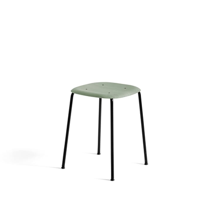 Soft Edge 70 krakk - dusty green, svart stål understell - HAY
