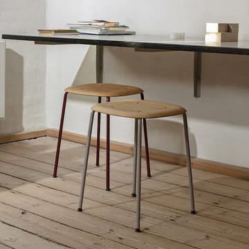 Soft Edge 70 krakk - Smoked oak-svart stål stativ - HAY