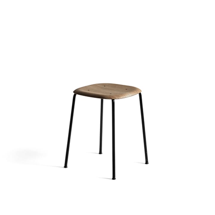 Soft Edge 70 krakk - Smoked oak-svart stål stativ - HAY